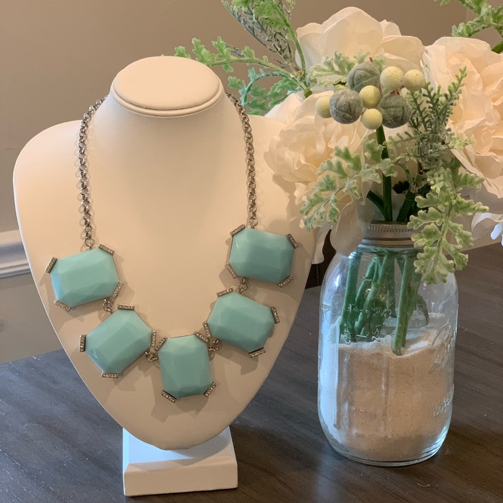 Banana Republic Light Blue Statement Necklace